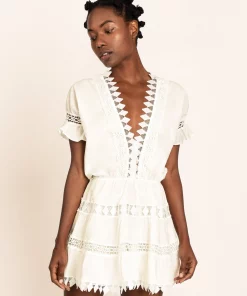 Peixoto Ora Dress In White