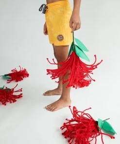 Of One Sea Kid's Townshort In Yellow Ohia