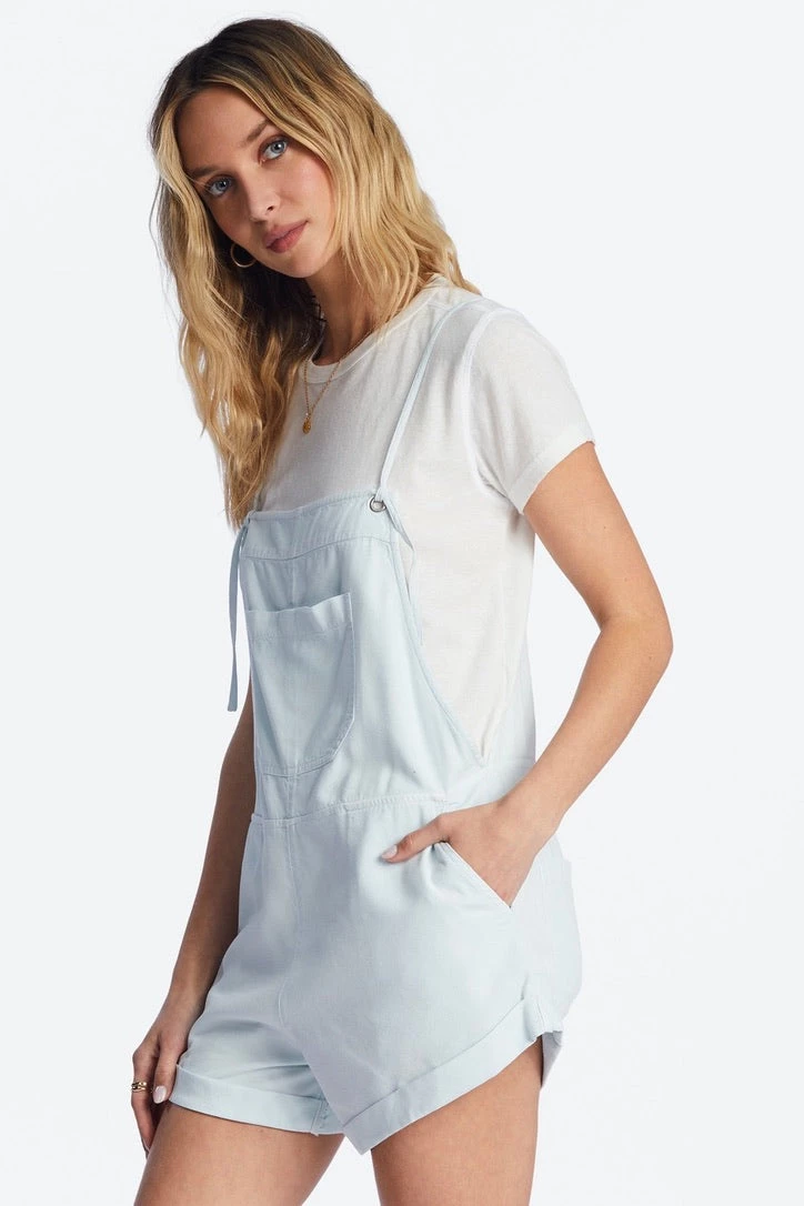 Billabong Wild Pursuit Romper In Light Chambray 4 Billabong Wild Pursuit Romper In Light Chambray