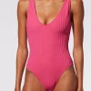 Solid & Striped Michelle One Piece In Orchid One Pieces