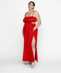 Mikoh Swimwear Clothing Mikoh Tansy Maxi Dress In Poppy