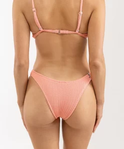 Tops Rhythm Wave Break Tri Top In Rose