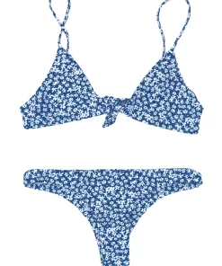 Aila Blue Ocean Bottom In Teal Wildflower Bottoms