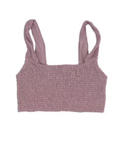 Aila Blue Pixie Top In Clam