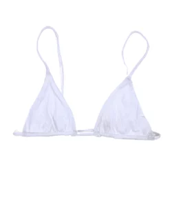 Tops Aila Blue Tangiers Top In White Rib