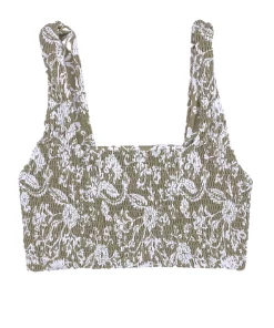 Swim Aila Blue Pixie Top In Botanica