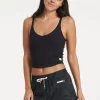 Vuori Clothing Vuori Rib Crop Tank In Black