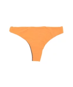 Acacia Swimwear Brazil Bottom In Honey Dual Rib