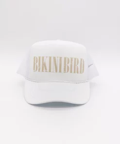 BikiniBird Trucker Hat In White BikiniBird Exclusives