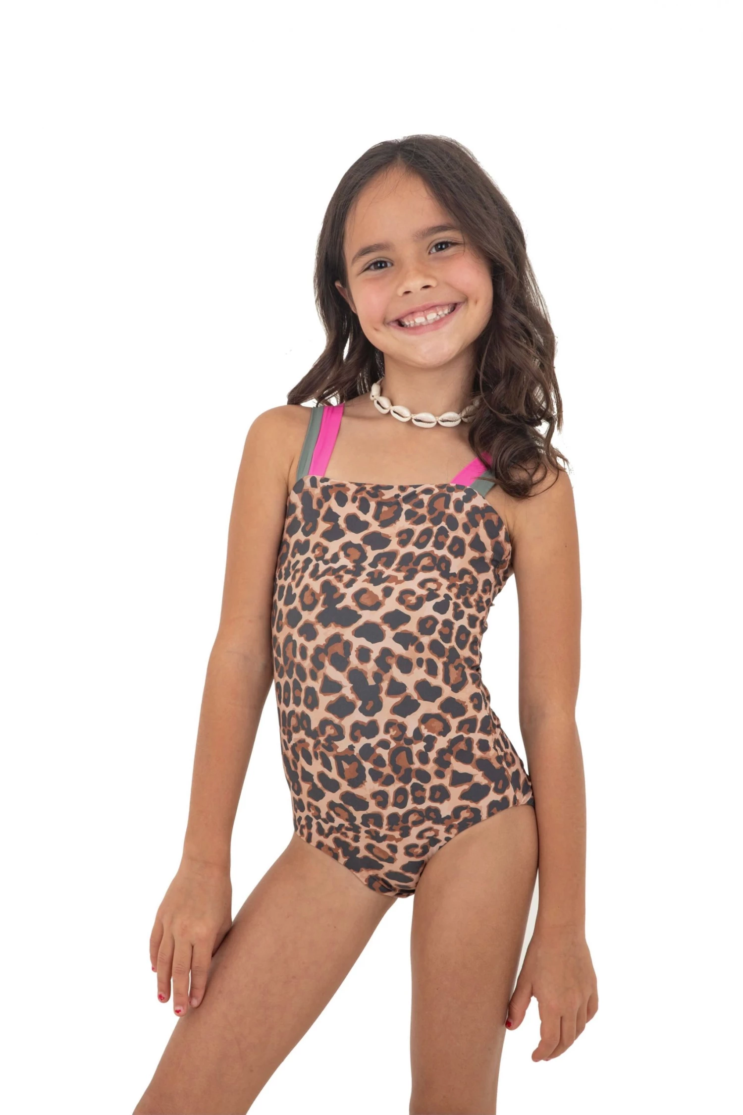 Malai Swimwear Malai Kid's Gales One Piece In Pugmark 3 Malai Swimwear Malai Kid's Gales One Piece In Pugmark
