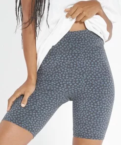 Thrills Royal Bloom Bike Short In Royal Blue Activewear