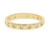 ZOU Star Band Ring In Gold 2 ZOU Star Band Ring In Gold