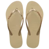 Clothing & Accessories Havaianas Women's Slim Glitter Sandal In Sand Grey