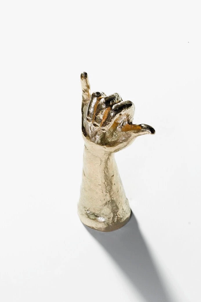 ISLANDBOY Shaka Bottle Opener In Gold 3 ISLANDBOY Shaka Bottle Opener In Gold