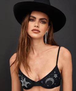 BEACHRIOT BEACH RIOT Camilla Top In Black Stardust 9 BEACHRIOT BEACH RIOT Camilla Top In Black Stardust