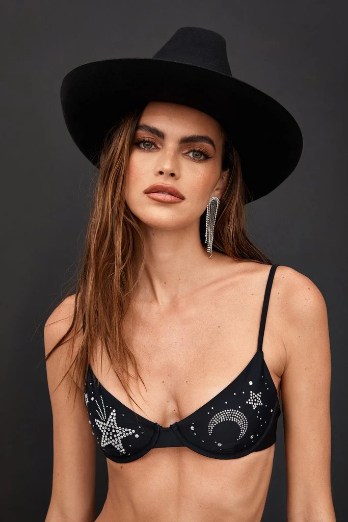 BEACHRIOT BEACH RIOT Camilla Top In Black Stardust 6 BEACHRIOT BEACH RIOT Camilla Top In Black Stardust