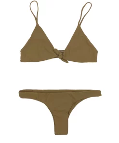 Aila Blue Cathedral Top In Twig Tops