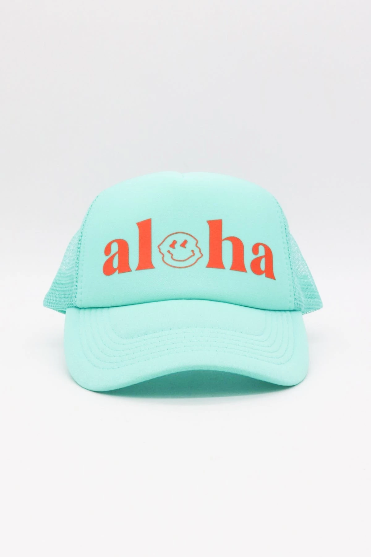 BikiniBird Aloha Trucker Hat In Aqua/Orange BikiniBird Exclusives 3 BikiniBird Aloha Trucker Hat In Aqua/Orange BikiniBird Exclusives
