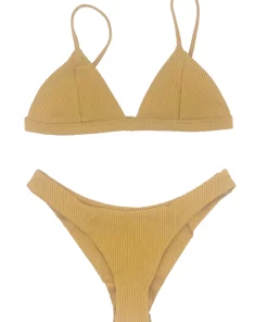 Bottoms Bromelia Swimwear Valentina Bottom In Caramel Ribbed 9 Bottoms Bromelia Swimwear Valentina Bottom In Caramel Ribbed