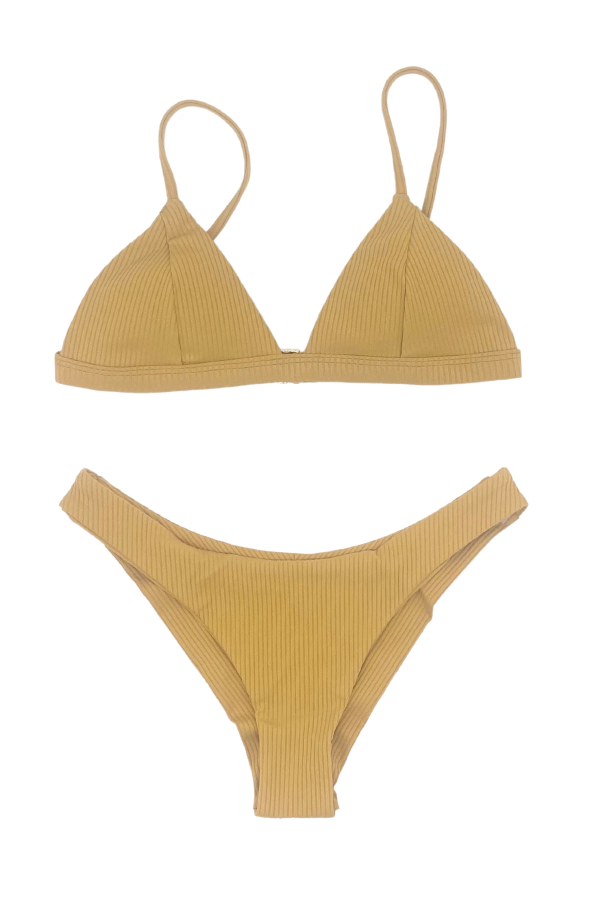 Bottoms Bromelia Swimwear Valentina Bottom In Caramel Ribbed 6 Bottoms Bromelia Swimwear Valentina Bottom In Caramel Ribbed