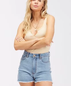 Denim Billabong So Cheeky Short In Sweet Blue