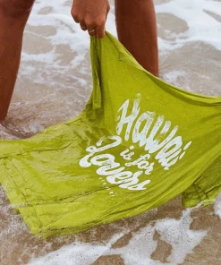 BikiniBird Hawaii Is For Lovers Tee In Citron 12 BikiniBird Hawaii Is For Lovers Tee In Citron