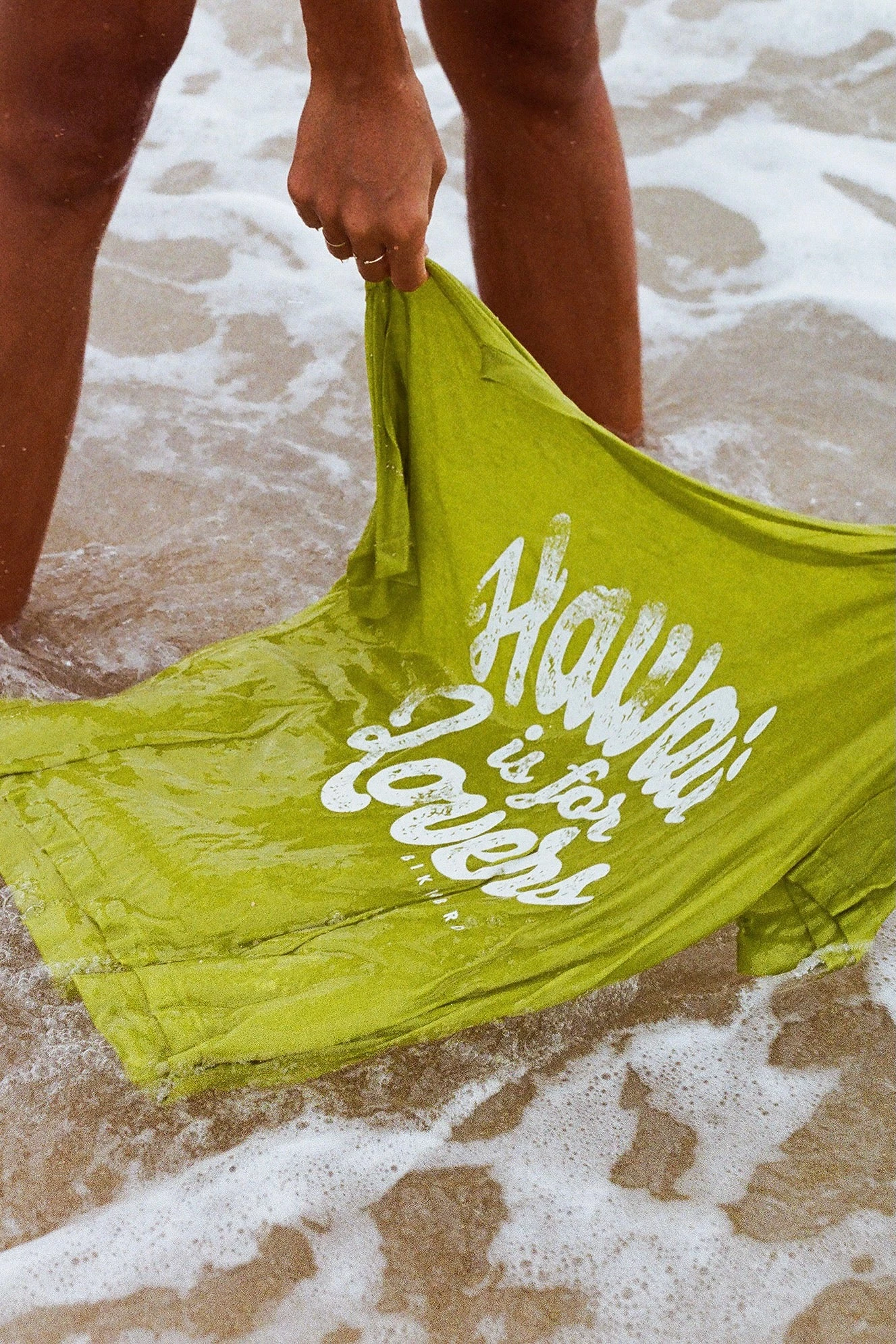 BikiniBird Hawaii Is For Lovers Tee In Citron 7 BikiniBird Hawaii Is For Lovers Tee In Citron