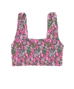 Tops Aila Blue Pixie Top In Azalea