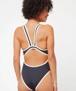 L*Space Ebony One Piece In Black/Cream One Pieces