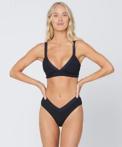 L*Space Vera Top In Black Rib Tops