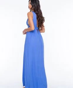 Indah Anjeli Maxi Dress In Iris