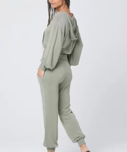 L*Space Seaglass Hoodie In Army Activewear