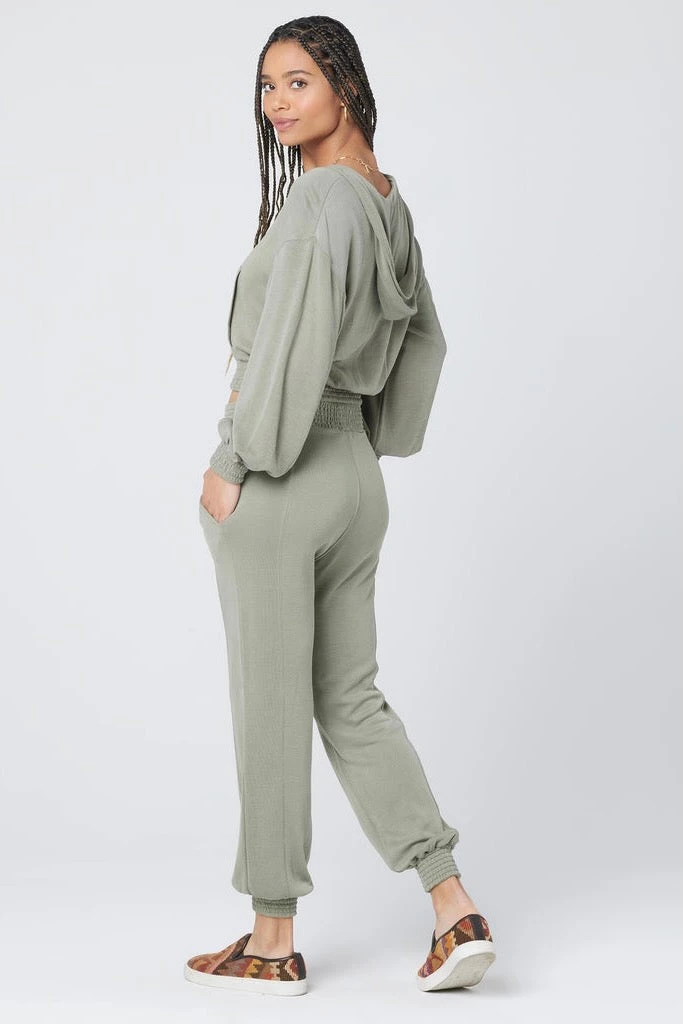 L*Space Seaglass Hoodie In Army Activewear 4 L*Space Seaglass Hoodie In Army Activewear