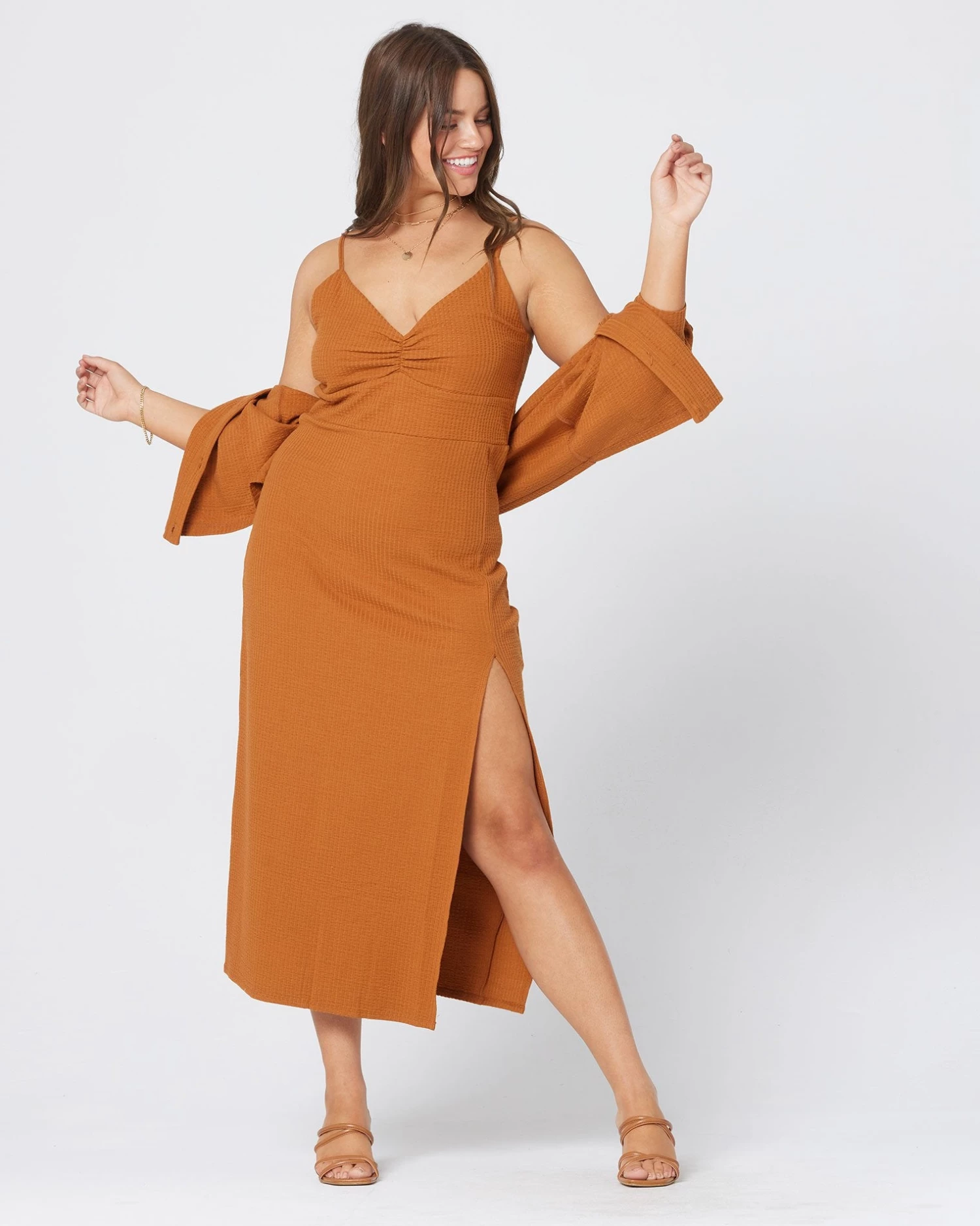 Clothing L*Space Imogen Dress In Amber 5 Clothing L*Space Imogen Dress In Amber