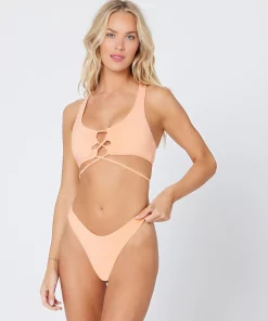 Bottoms L*Space Terry Cabana Bottom In Tangy 11 Bottoms L*Space Terry Cabana Bottom In Tangy