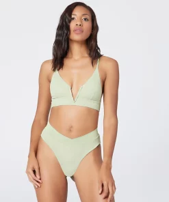 L*Space Siren Top In Light Olive Tops