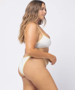 L*Space Pamela Top In Cream/Lemon Drop