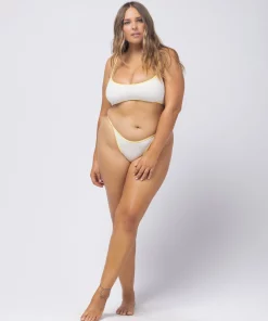 L*Space Tommy Bottom In Cream/Lemon Drop Bottoms