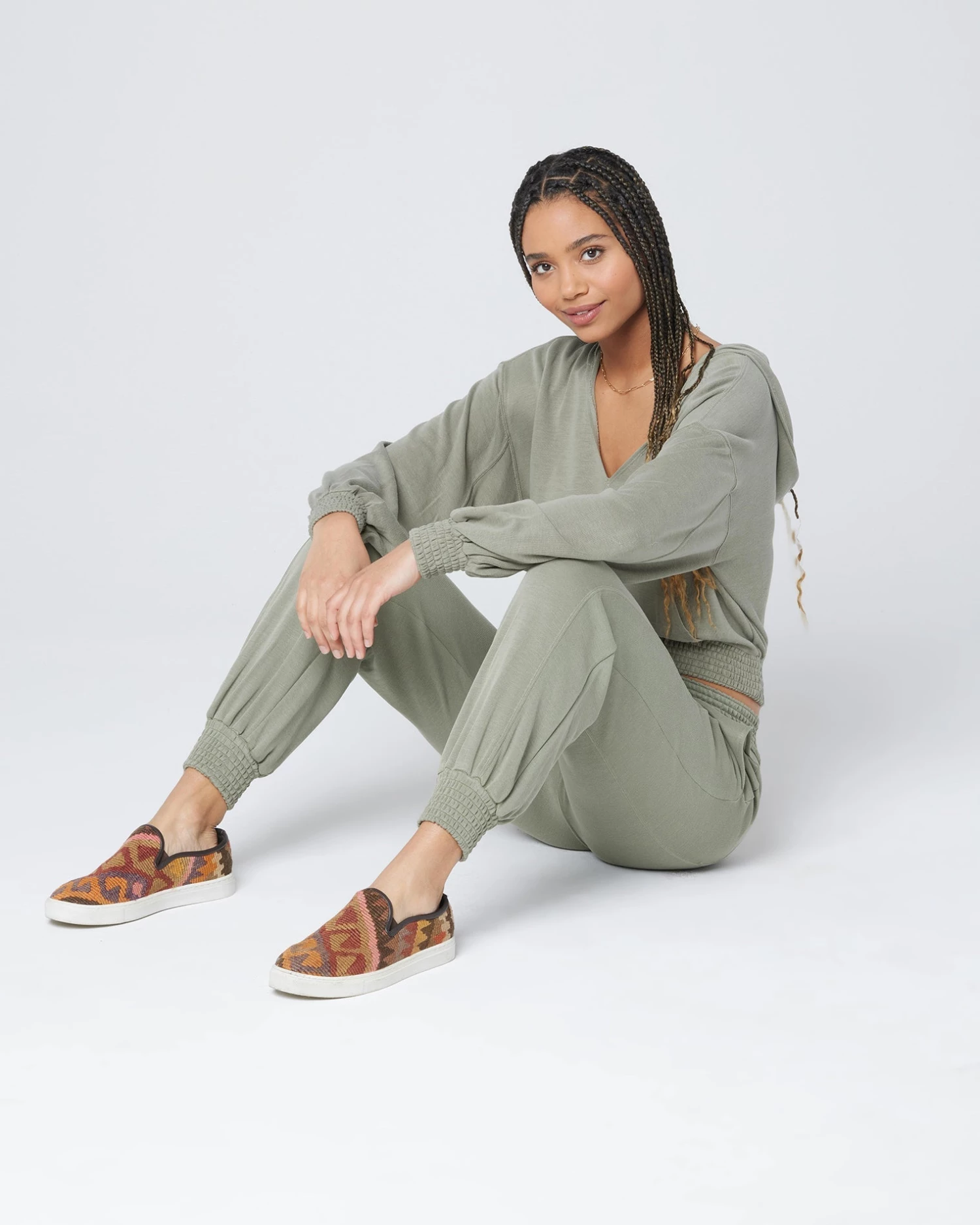 L*Space Seaglass Hoodie In Army Activewear 9 L*Space Seaglass Hoodie In Army Activewear