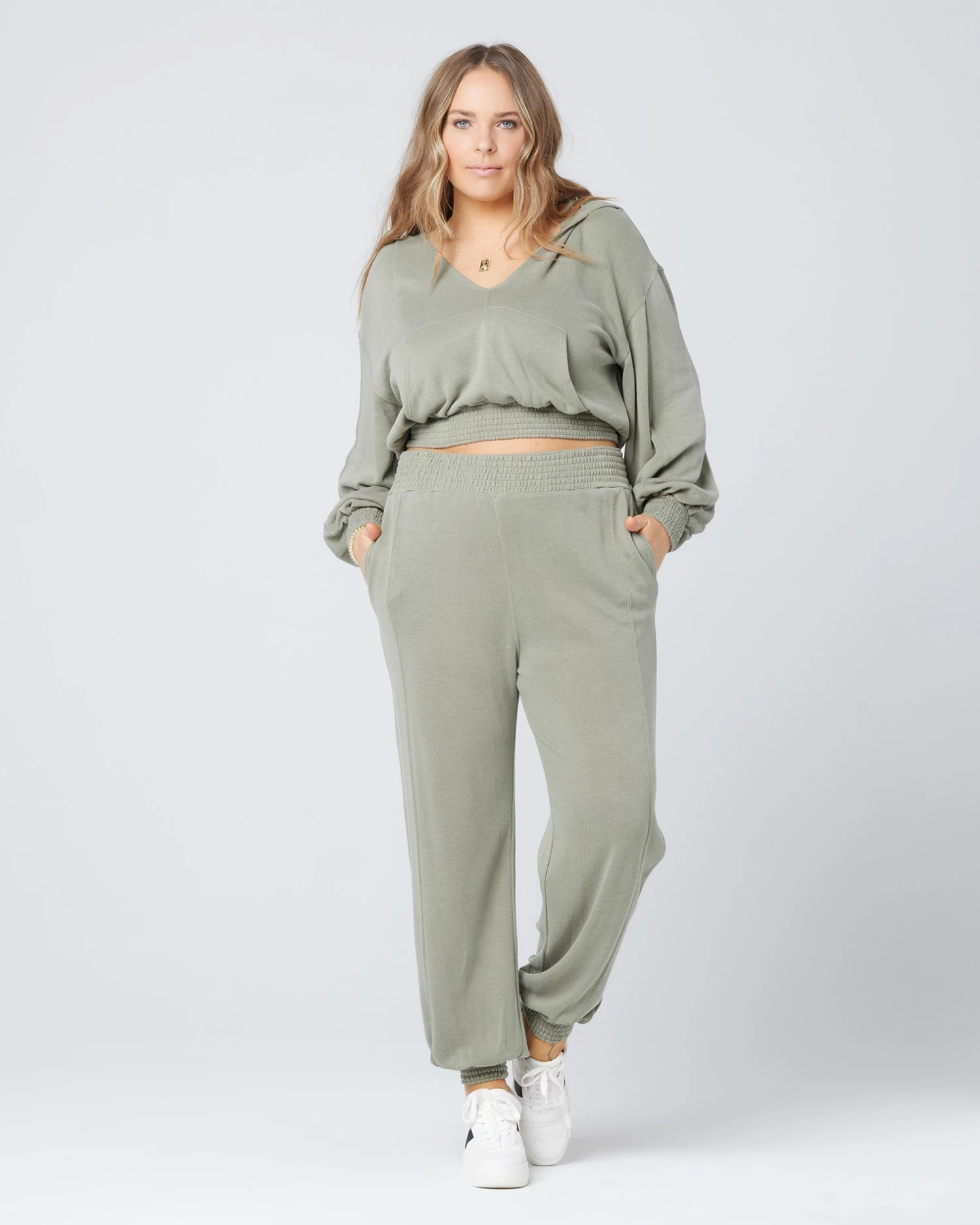 L*Space Seaglass Hoodie In Army Activewear 10 L*Space Seaglass Hoodie In Army Activewear