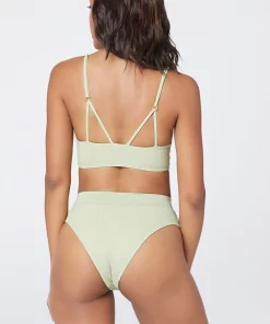 L*Space Siren Top In Light Olive Tops