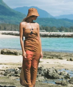 Margaret Rice Studio Sarong In Noix De Coco In Kahana Clothing & Accessories