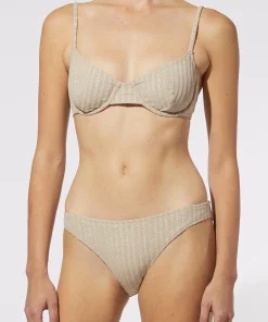 Solid & Striped Eva Bottom In Silver Rib