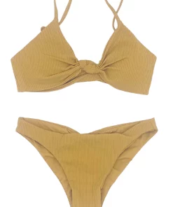Bromelia Swimwear Bonito Top In Caramel Ribbed 11 Bromelia Swimwear Bonito Top In Caramel Ribbed
