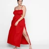 Mikoh Swimwear Clothing Mikoh Tansy Maxi Dress In Poppy