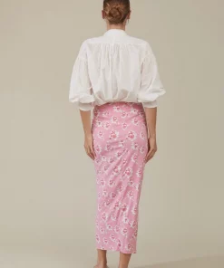 Acacia Swimwear Rumi Skirt In Neon Vintage