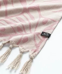 Slowtide Tarovine Turkish Towel In Rose