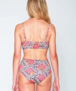 Seea Soleil High Waist Bikini Bottom In Genoa Swim