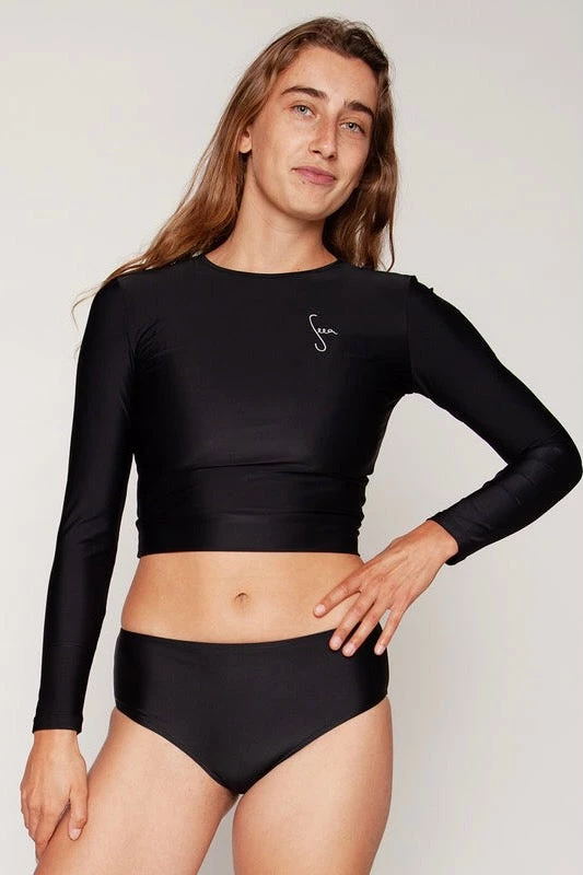 Seea Palomar Crop Top In Jet Tops 3 Seea Palomar Crop Top In Jet Tops