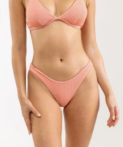 Tops Rhythm Wave Break Tri Top In Rose